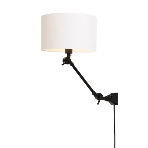 It's About Romi Wandlamp Amsterdam h.30cm/kap 32x20cm wit, S