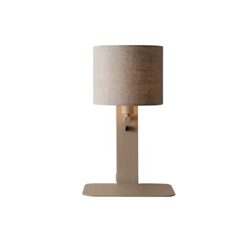 it's about RoMi Wandlamp Florence zand/kap 1815 linnen donker