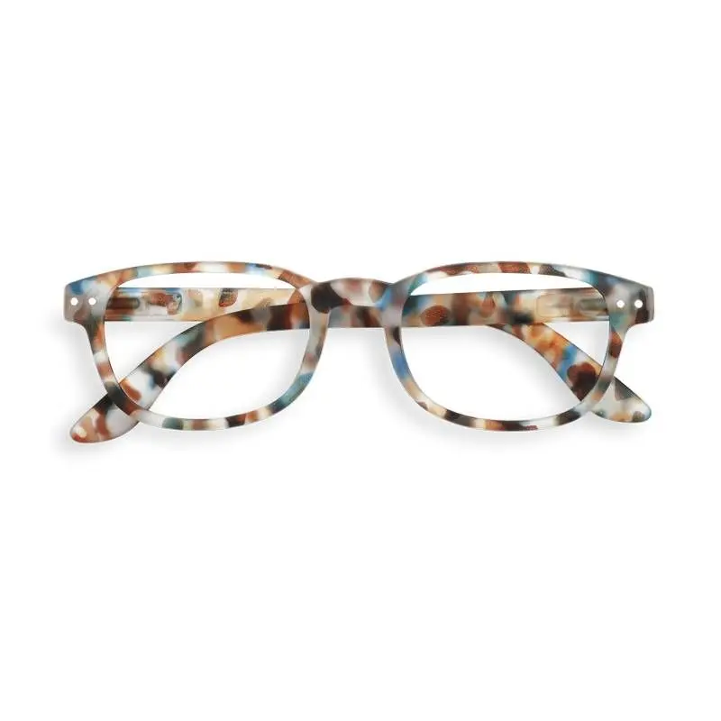 Izipizi #B turtle blue reading glasses