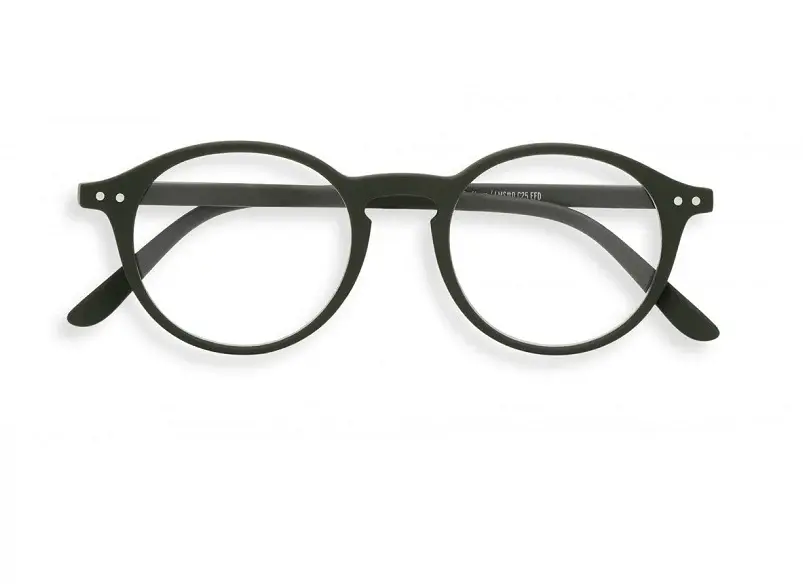 Izipizi #D Khaki Green reading glasses