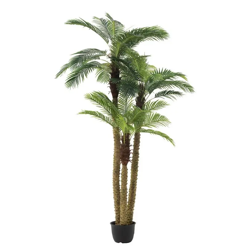 J-Line Palmboom 3D In Pot | Plastic Groen | (175x180x300cm)