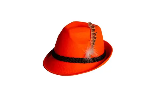 Jagershoedje Tirol oranje