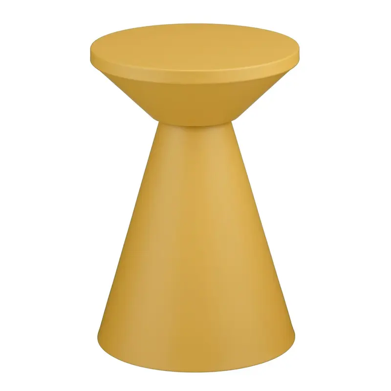 Jim Bijzettafel Ø31 cm Okergeel