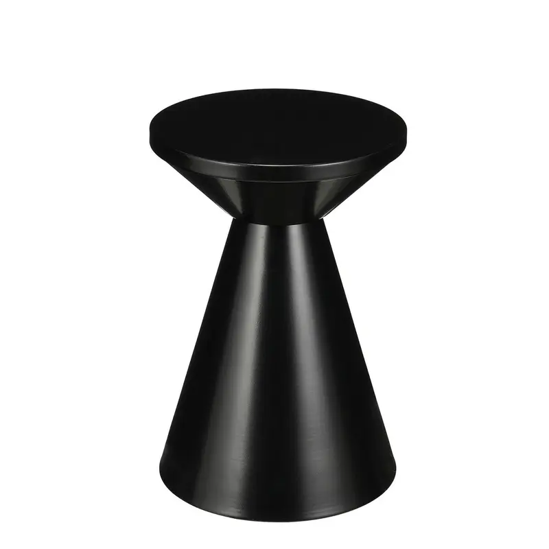 Jim Bijzettafel Ø31 cm Zwart