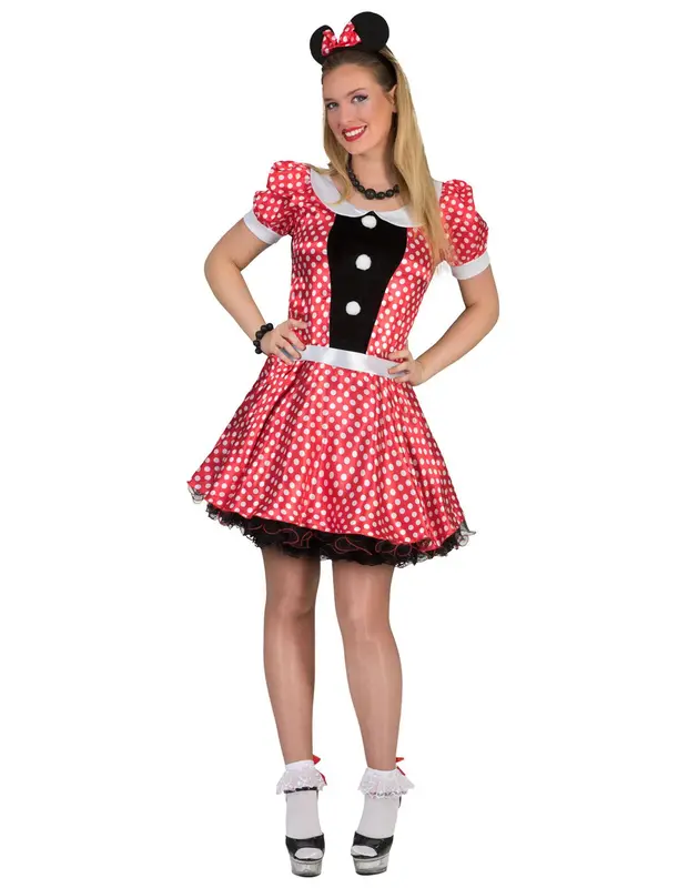 Jurk muis Minnie mt. 40/42
