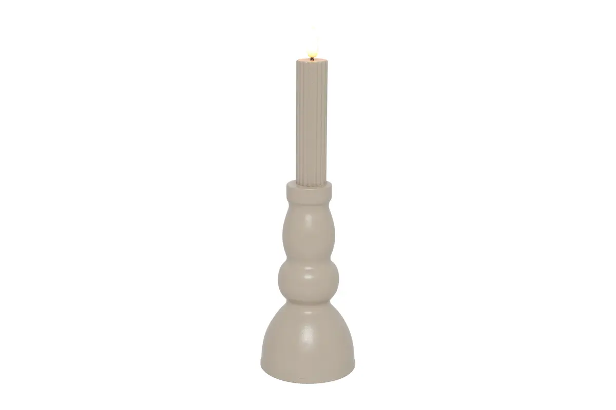 Kaars LED ro Tabe L crème