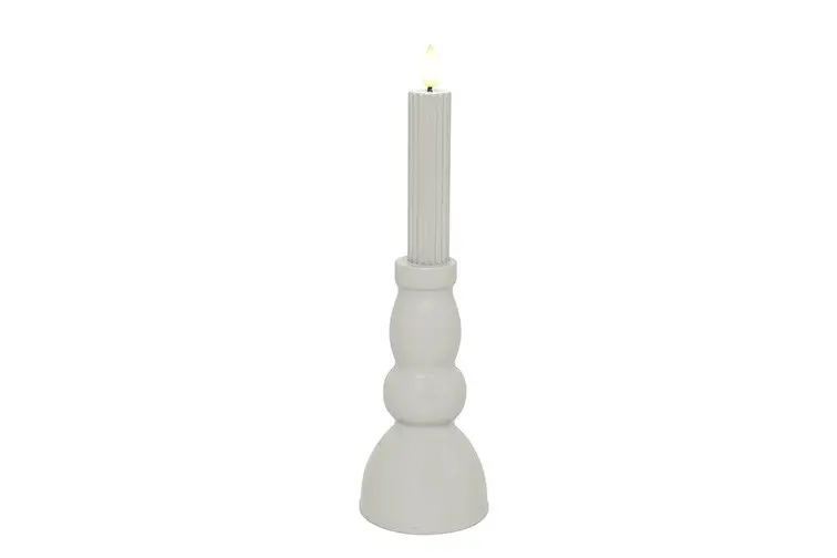 Kaars LED ro Tabe L wit-L8B8H28CM