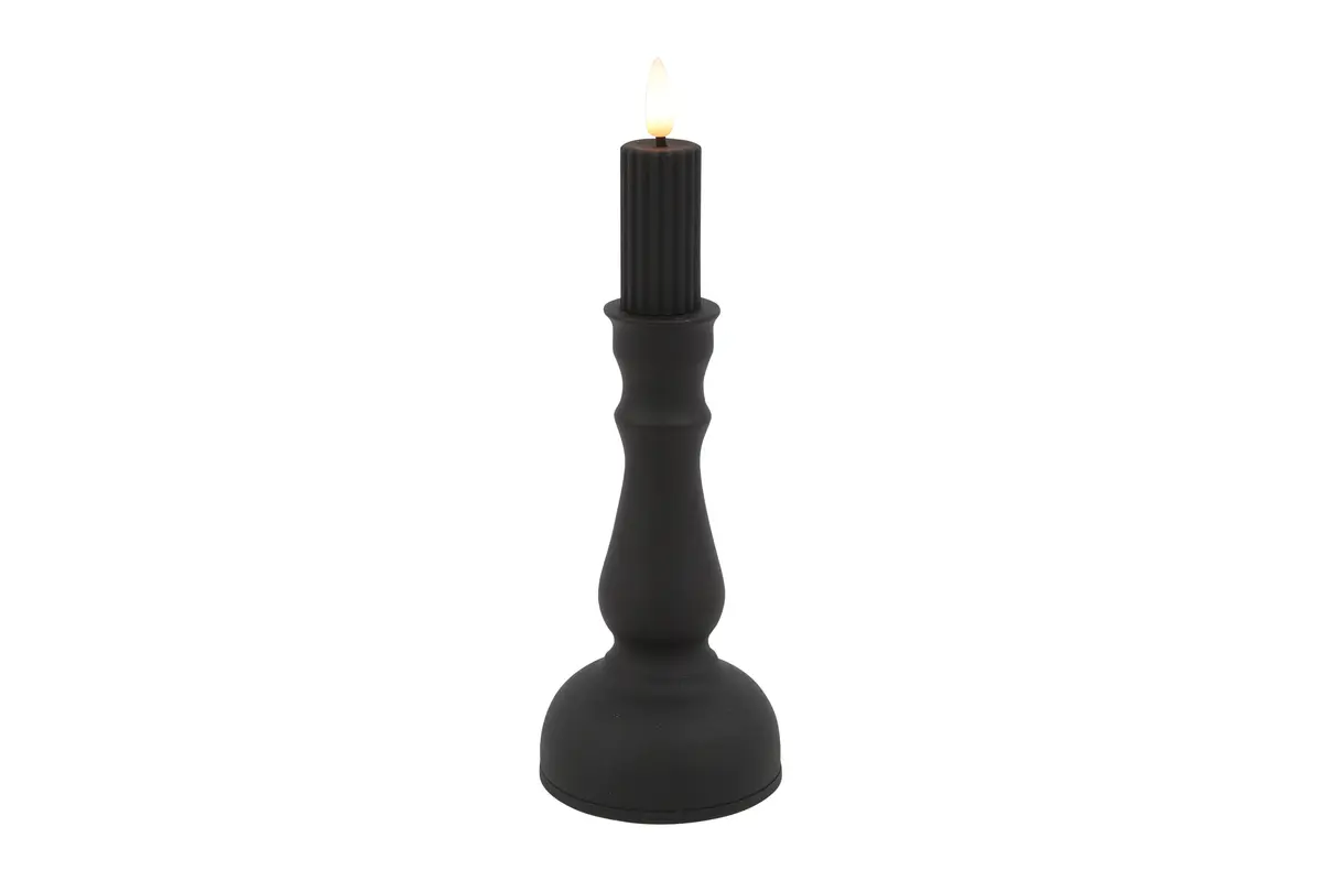 Kaars LED ro Tabe S zwart