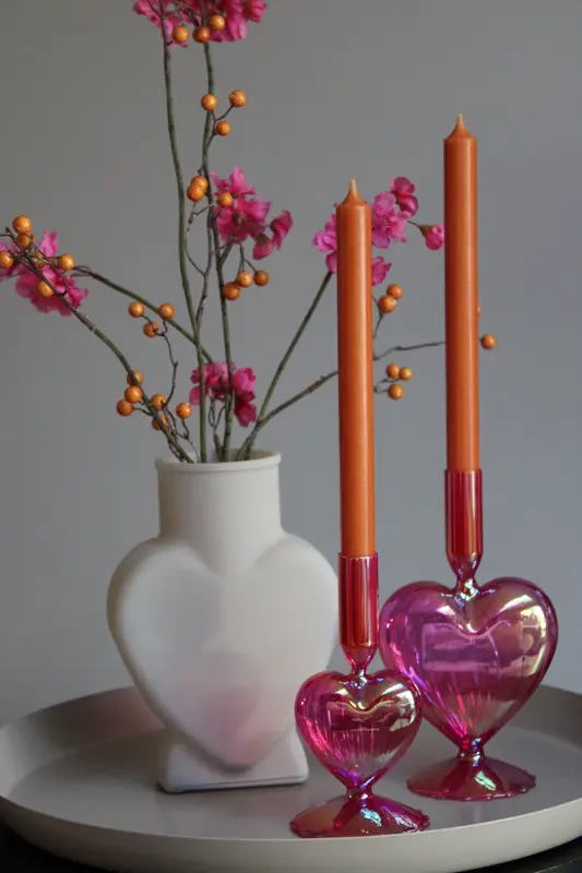 KAARSHOUDER LOVELY | FUCHSIA PARELMOER |