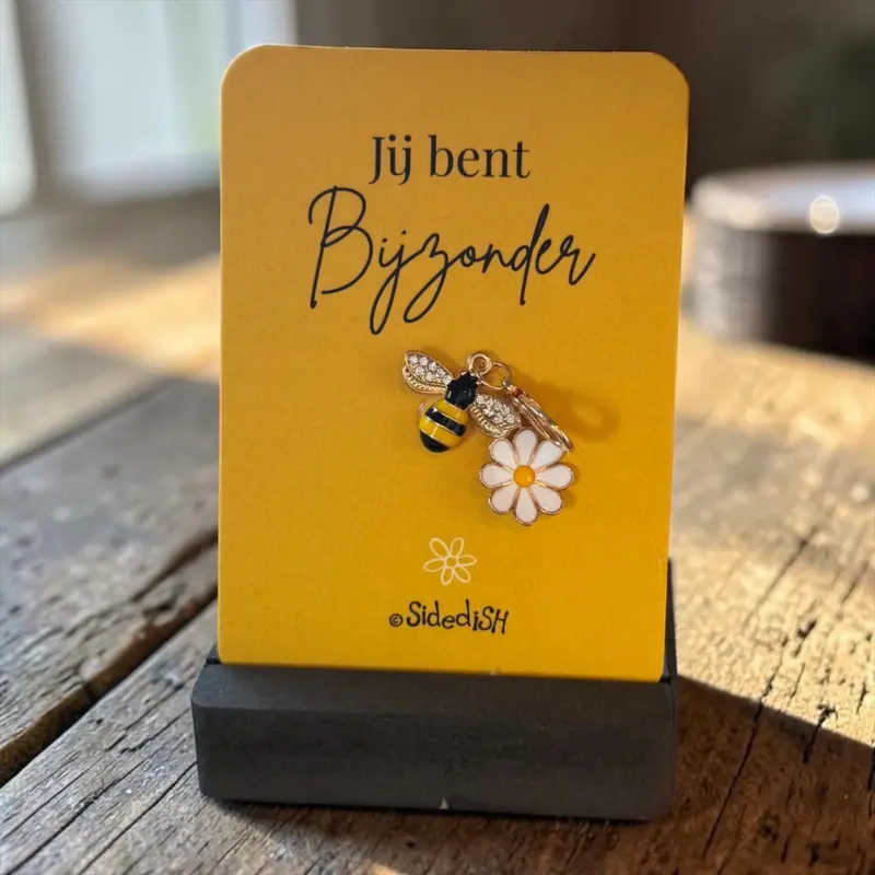 Kaartje op houdertje jij bent bijzonder