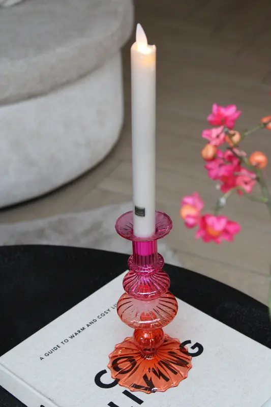 KANDELAAR AVIANCE | FUCHSIA \ORANJE