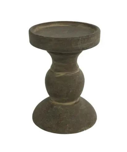Kandelaar ro Laurens M bruin-L11,5B11,5H16,5CM