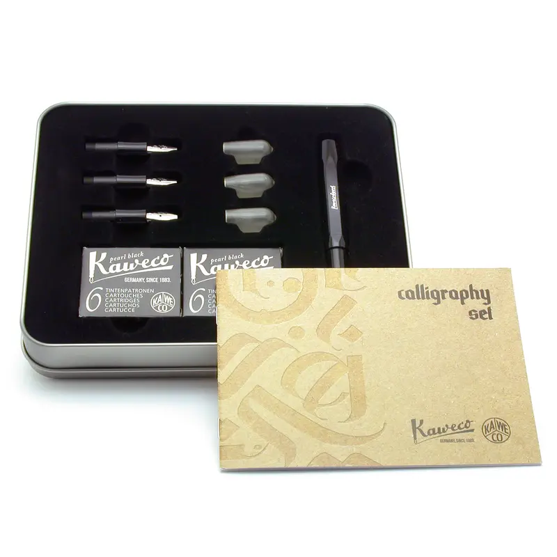Kaweco kalligrafie set zwart