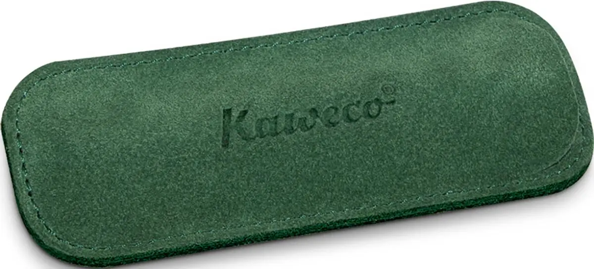 Kaweco penpouch green velours for 2 Sport pens