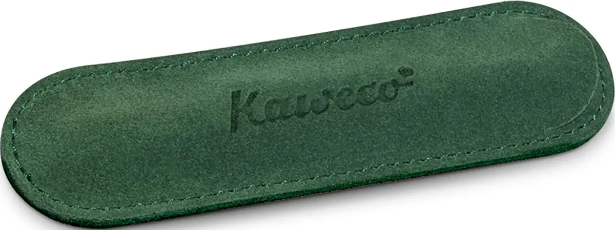 Kaweco penpouch velours green for 1 Sport pen