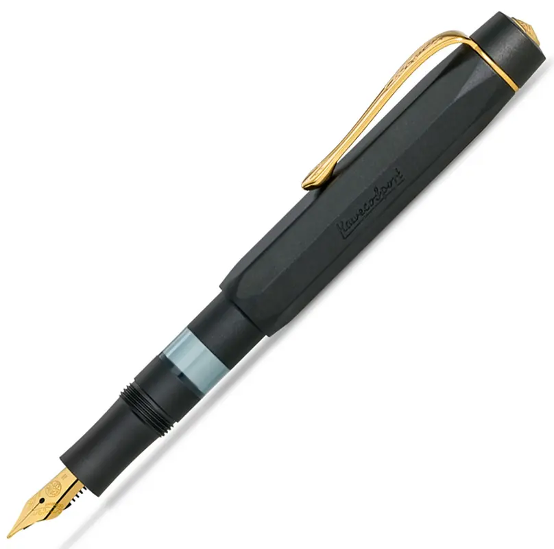 Kaweco Piston Sport AL black SET with ink