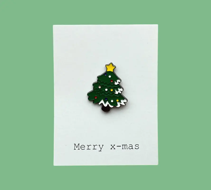 Kerstboom pin