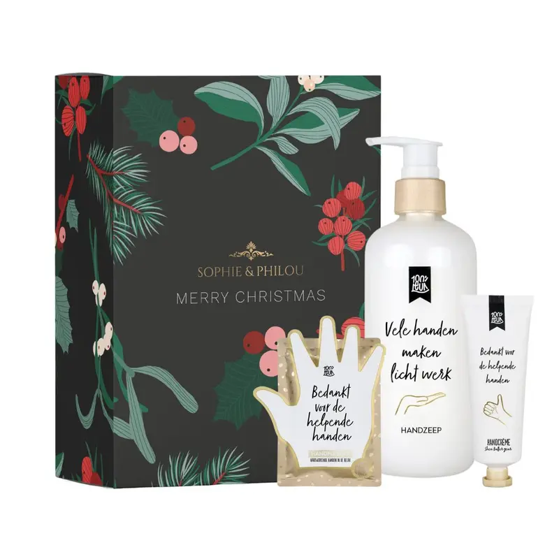 Kerstcadeaupakket Handverzorging – Sophie & Philou Merry Christmas