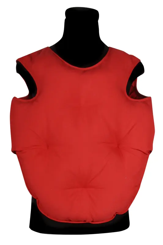 Kerstman buik rood
