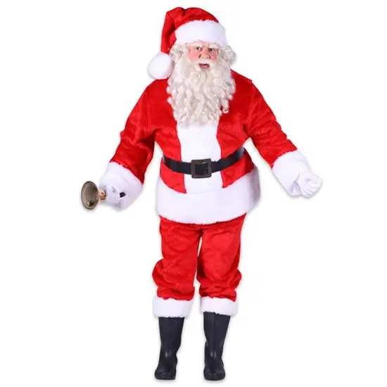 Kerstman pluche luxe mt. M