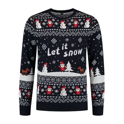 Kersttrui Let it snow mt. XXXL