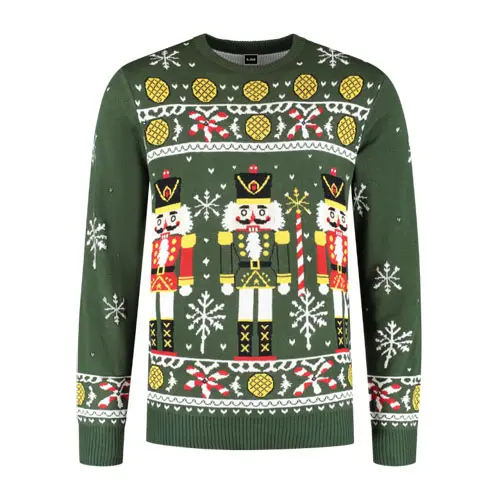 Kersttrui Nutcracker trio mt. XL