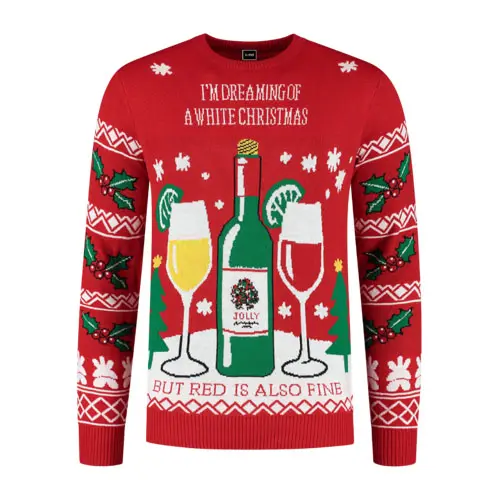 Kersttrui Wine mt. M