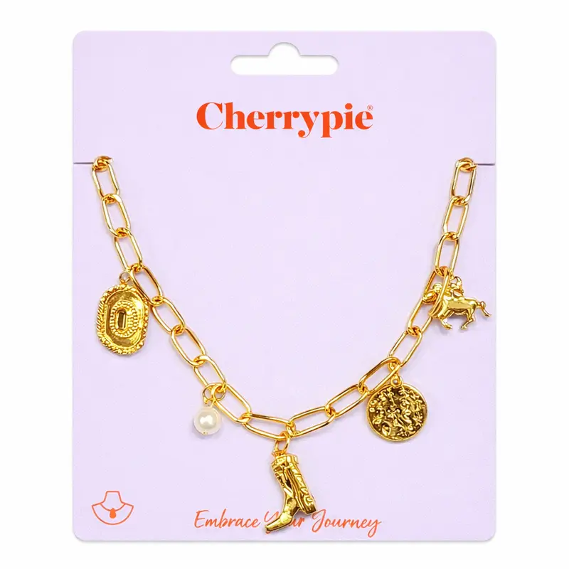 Ketting cowboy goud #652