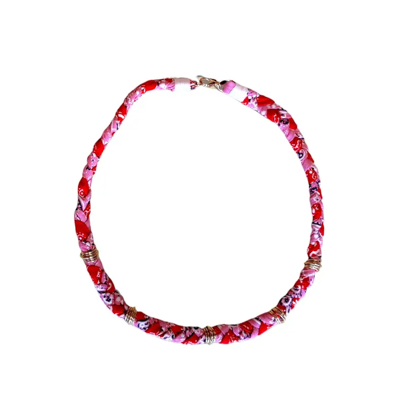 Ketting Lola roze/rood