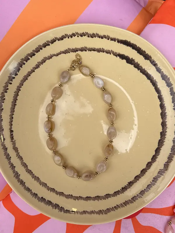 Ketting Marbella - Beige