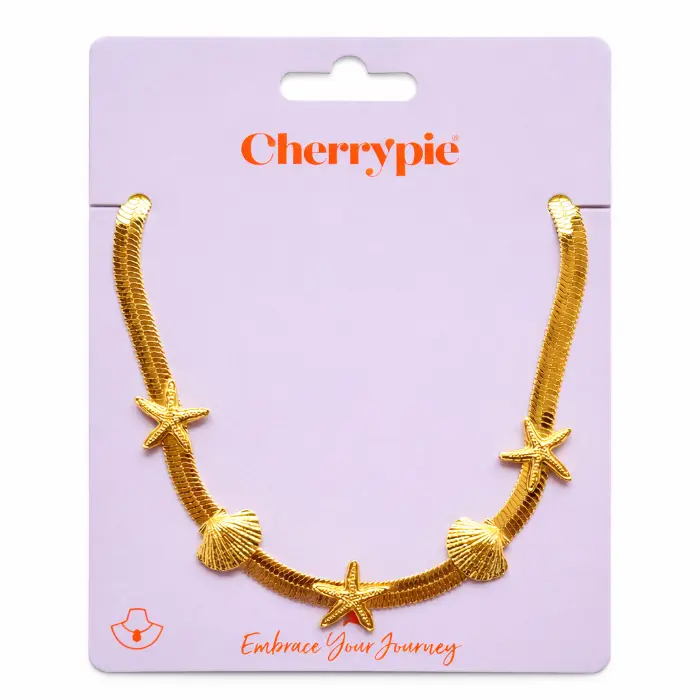 Ketting schelpen goud #461