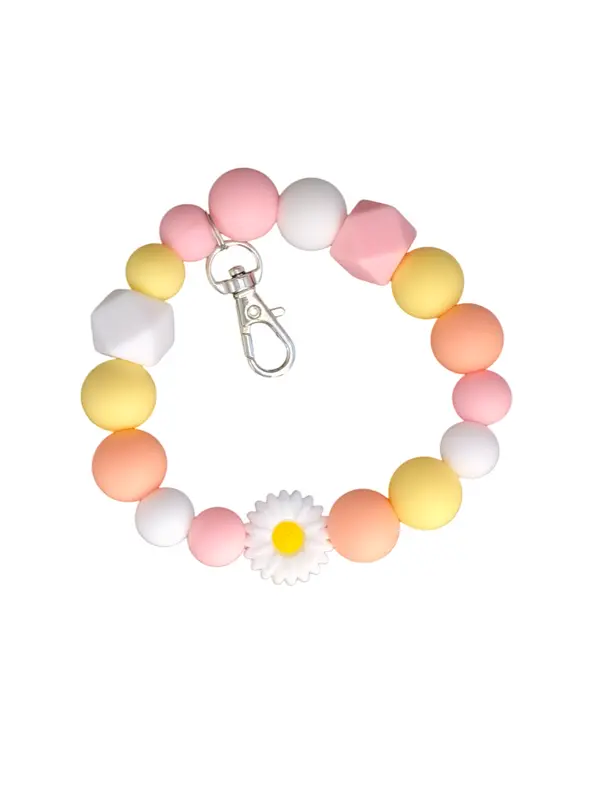 Keychain Wristlet Daisy Wit