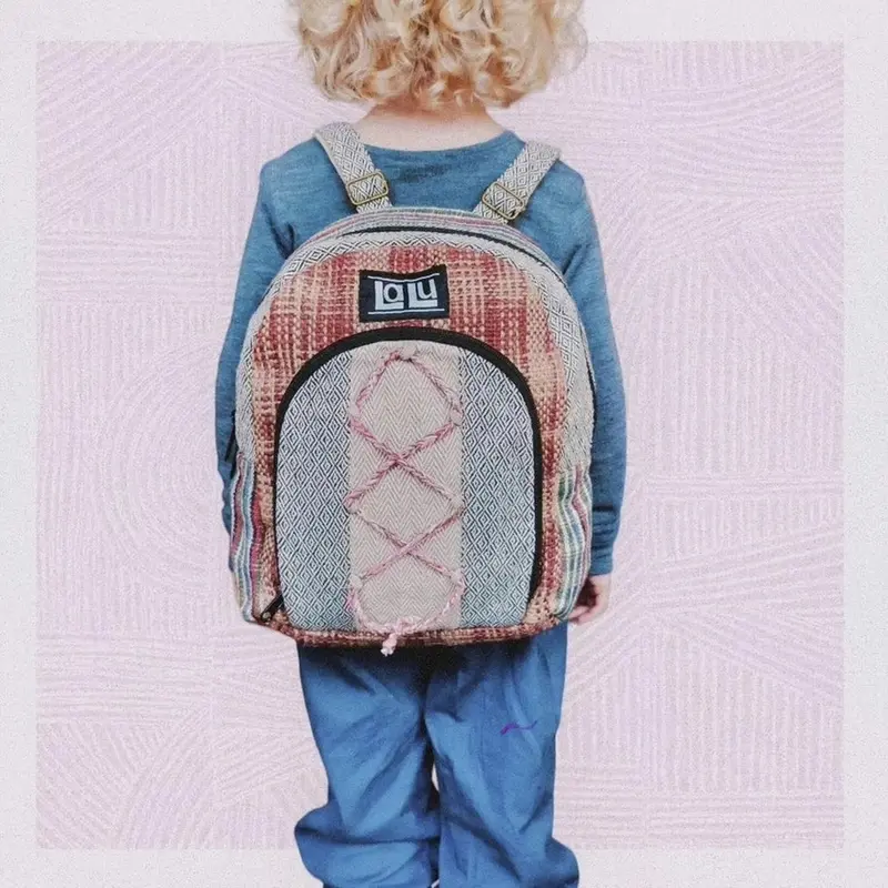 KIDS Dhonu Backpack | Hemp and Cotton