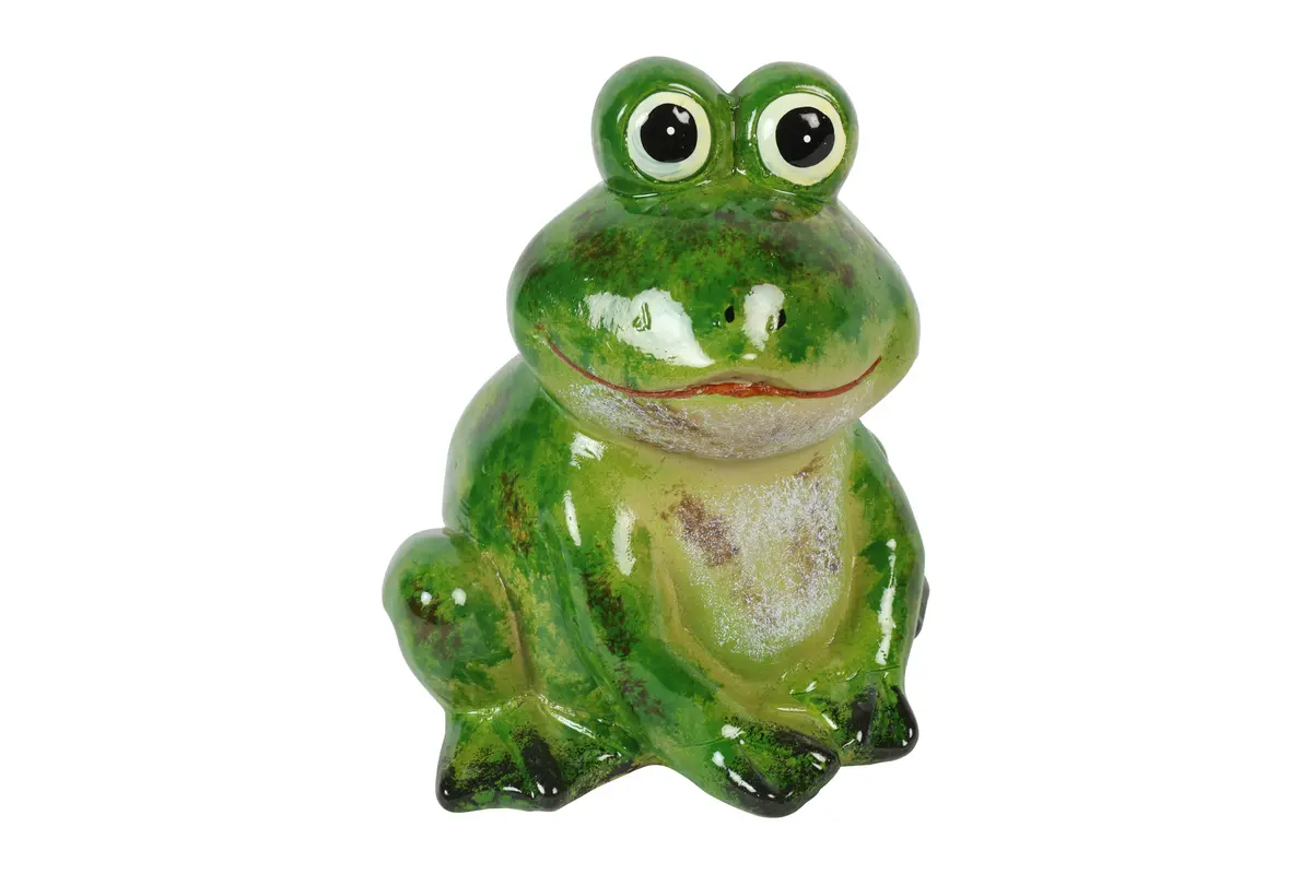 Kikker zittend L l.groen