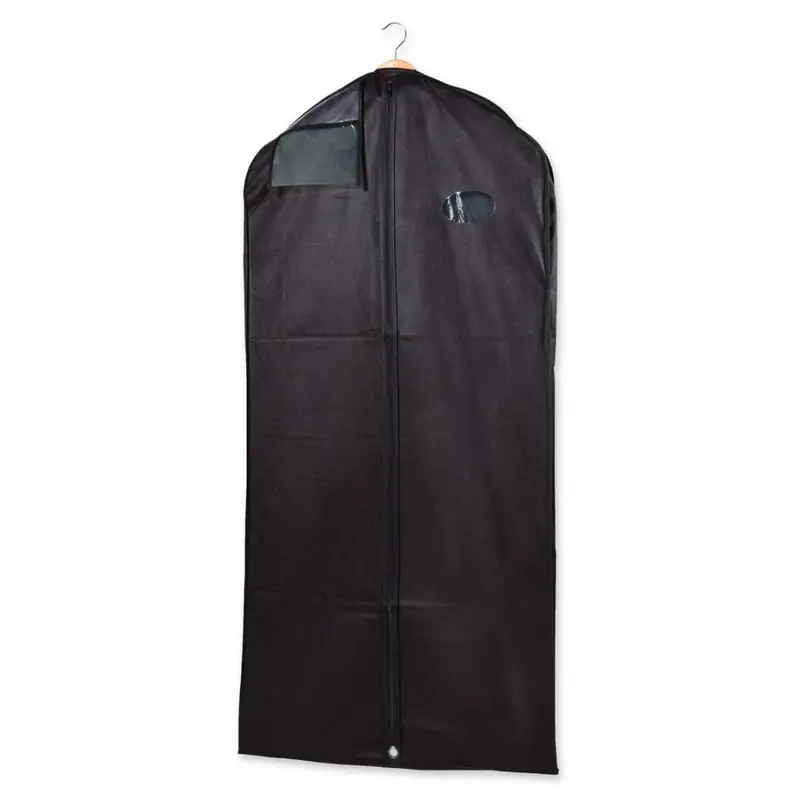 Kledinghoes lang 60x185x20cm zwart