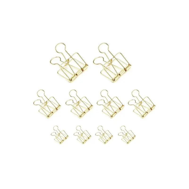 Klemmen Set, 10 Stuks, 3 Verschillende Maten