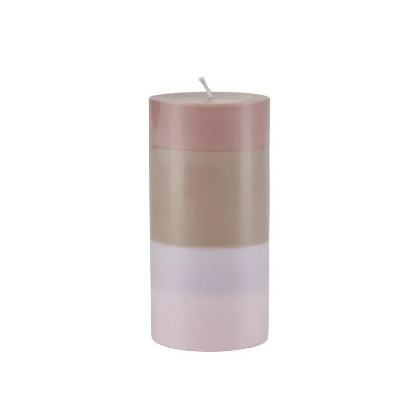 Kleurrijke Blokkaars - Perzik, Bruin, Roze
