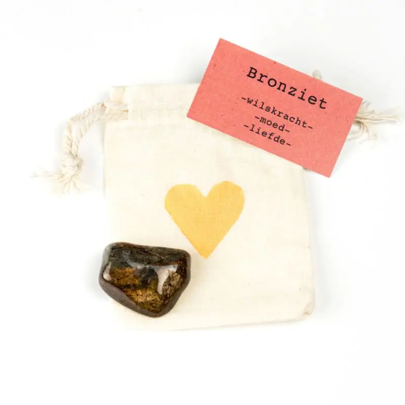 Knuffelsteen- Bronziet