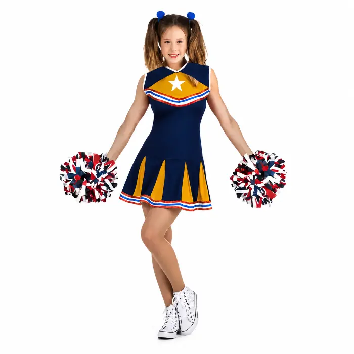 Kostuum cheerleader 5-7 jaar