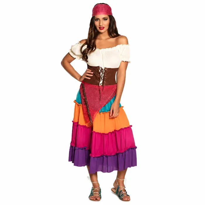 Kostuum Elite Gypsy Nadya meerkleurig dames maat 40/42