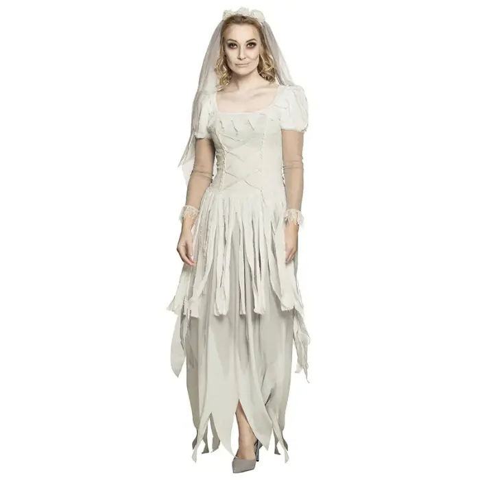 Kostuum Ghost bride wit dames maat 36/38