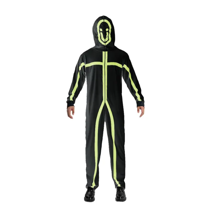 Kostuum glow in the dark onesize
