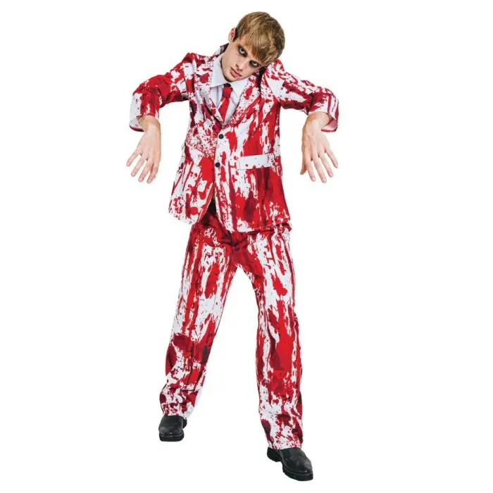 Kostuum Halloween bloederig heren one size