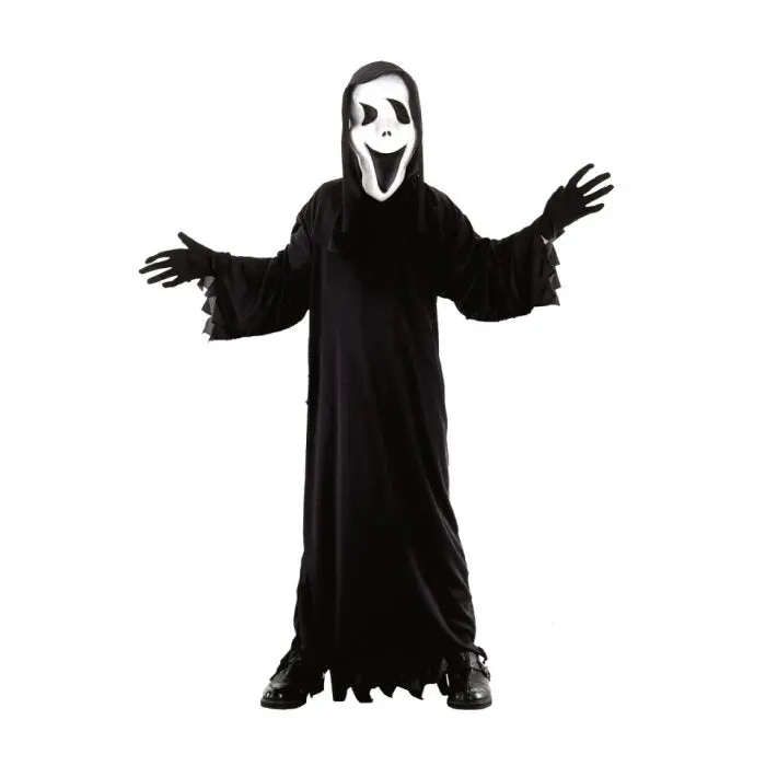 Kostuum Halloween reaper kind maat L