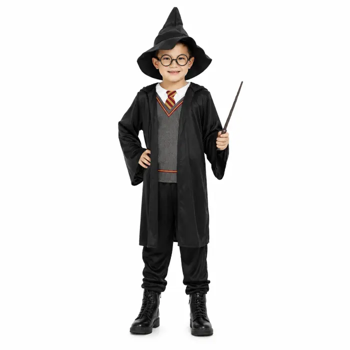 Kostuum Halloween tovenaar jongen maat M