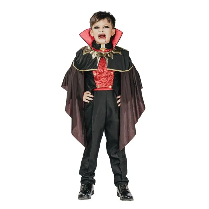 Kostuum Halloween vampier jongen 8-10 years