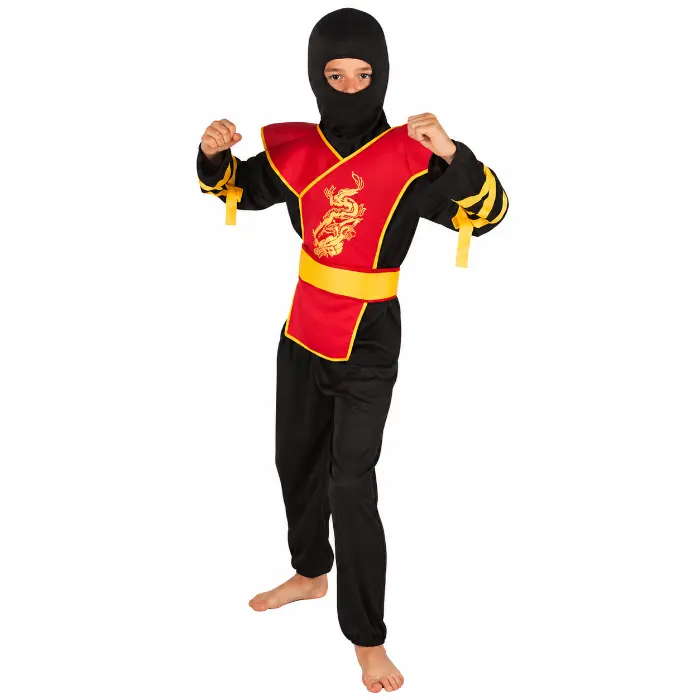 Kostuum Ninja master meerkleurig jongen 4-6 jaar