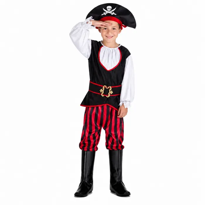 Kostuum piraat Tom meerkleurig jongen 4-6 jaar