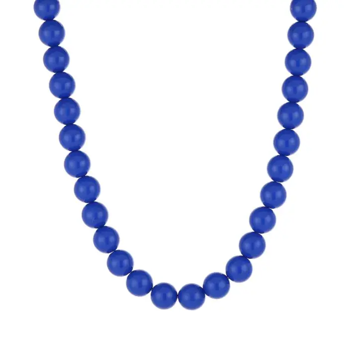 Kralen ketting - Cobalt blauw
