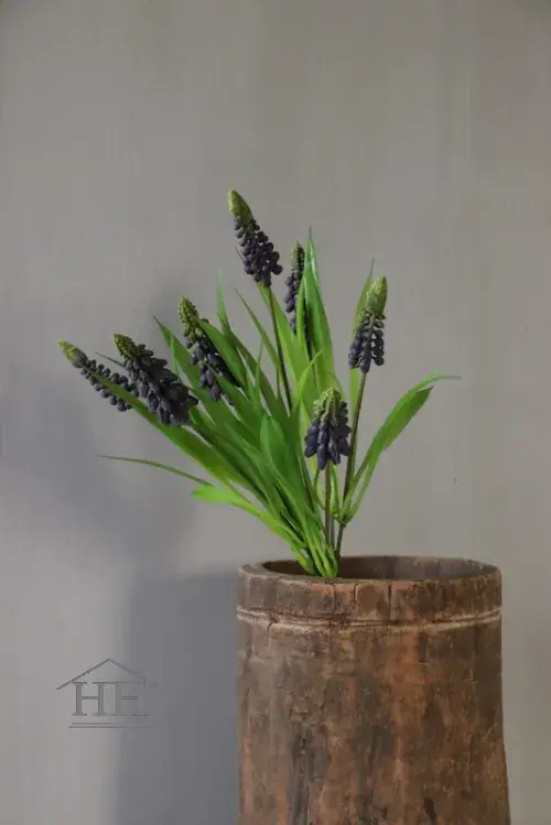 Kunst aubergine paarse druifjes bosje